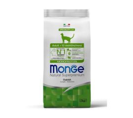 Dry food for adult cats rabbit meat Monge 1.5 kg
