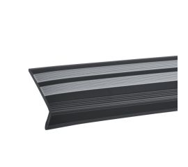 Профиль для ступеней Salag 42x15x910 мм черный и серый
