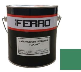 ლითონის ანტიკოროზიული საღებავი Ferro 3:1 მქრქალი მწვანე 3 კგ