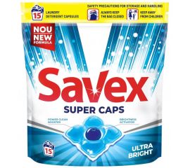 Капсулы для стирки Savex 15шт Caps 2in1 Arctic (6)