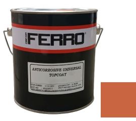 ლითონის ანტიკოროზიული საღებავი Ferro 3:1 მქრქალი ნარინჯისფერი 3 კგ