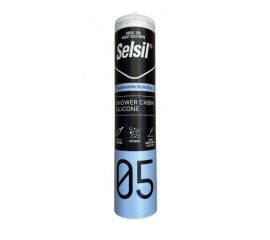 Герметик силиконовый для душевых кабин Selsil SEL96-5189 280 мл