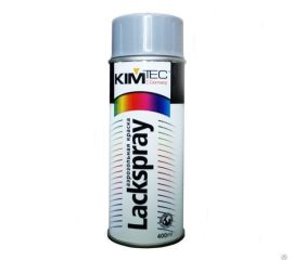 Lacquer paint aerosol KIM-TEC white-glossy 6920036-E 400 ml