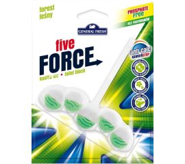 Toilet block for toilet General fresh Five force forest 50 g