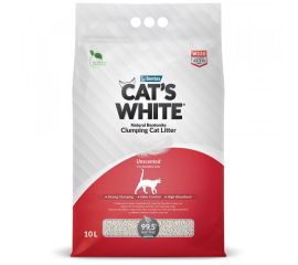 კატის ქვიშა უსუნო  Cat's White 10ლ W225