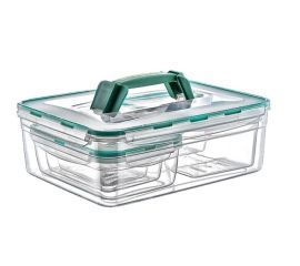 Set of containers for products Irak Plastik Fresh box LC-380 6 pc