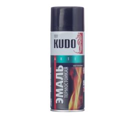 Эмаль термостойкая KUDO KU-5002 черная 520мл