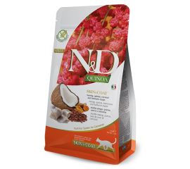 კატის საკვები Farmina N&D Quinoa Skin & Coat ქაშაყი 1.5 კგ