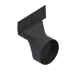Drainage tray end cap with outlet Standartpark ECO-10.16.07-09-PP 6308-T2
