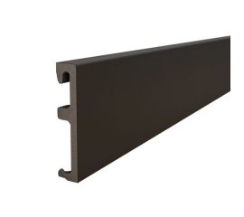 Skirting board Salag Alpha AP81M3 2400x80x16 mm black