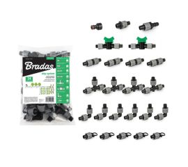 Set of connectors for drip irrigation Bradas DSTA20-SET1 16 mm 24 pcs