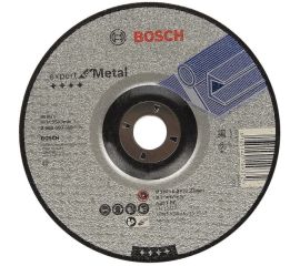 სახეხი დისკი ამოზნექილი ლითონისთვის Bosch Expert for Metal 180x6x22.23 მმ
