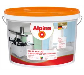 Dispersion paint Alpina Kuche und Bad B1 10 l