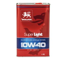 ზეთი ძრავის Wolver Super Light SAE 10W-40 4 ლ