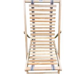 Chaise longue chair 125x50cm beech