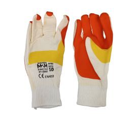 Cotton gloves, hard coated M2M P-XY-CX02 S10