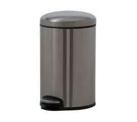 Trash bin with pedal metallic EKO EK9213P-30L-TG / 17832 30l