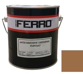 ლითონის ანტიკოროზიული საღებავი Ferro 3:1 მქრქალი ყავისფერი 3 კგ