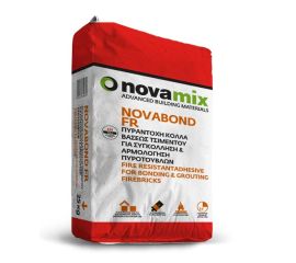 Клей для плитки огнеупорный Novamix Novabond FR 25 кг