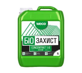 Биозащита концентрат Weco Concentrate 1:6 5 л зеленый