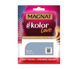 Краска-тест интерьерная Magnat Kolor Love 25 мл KL29 голубая