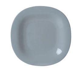 Обеденная тарелка Luminarc четырехугьная, серая, 27 см CARINE 252023