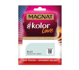 საღებავი-ტესტი ინტერიერის Magnat Kolor Love 25 მლ KL23 ნაზი პიტნა