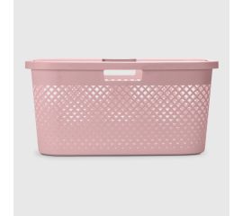 Linen basket Curver 47l pink