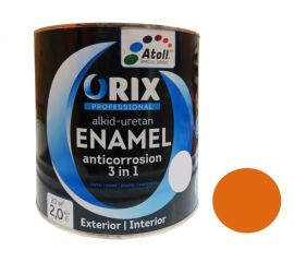 Эмаль-экспресс ORIX METALLIC  3 в 1  (антикоррозионная) медь 0,7 кг