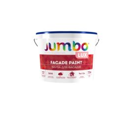 Краска фасадная Jumbo Lux белая 15 л