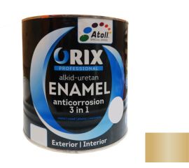 Enamel anti-corrosion Atoll Orix Color 3 in 1, 0.7 l gold RAL 1036