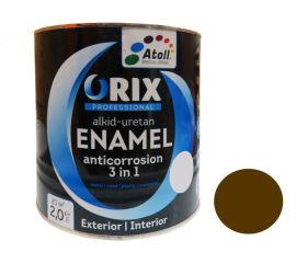 Эмаль-экспресс ORIX HAMMER 3 в 1 (антикоррозионная) шоколад 0,7 кг