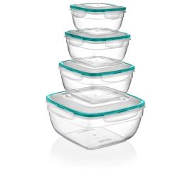 Set of containers for products Irak Plastik Fresh box LC-305 4 pc