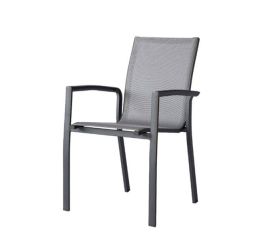 სკამი Sultan Textile Dining Chair gunmetal