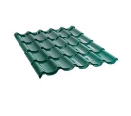 Metal tile 0.45x1180x2000 mm 2.36 m² green