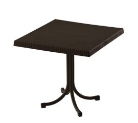 Table Comfort Time Palmiye Rattan CT063 80x80 dark brown