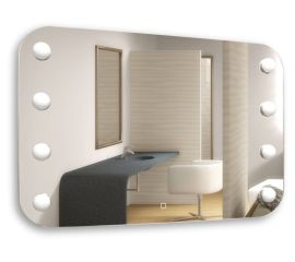 Mirror with backlit Silver Mirrors Tony 80x55 cm