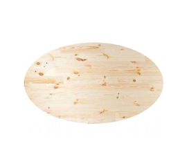 Oval pine table top Angara-Forest 700х1500