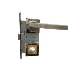 Set handle and WC lock BT Group ATLAS AGB 70 mm. nickel