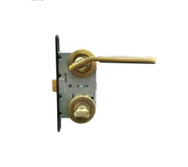 Set handle and WC lock BT Group EFES AGB 70 mm. bronze