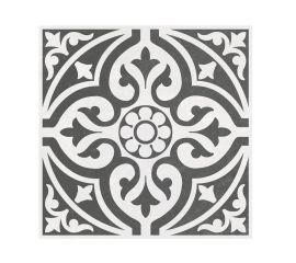 Floor tile Super Ceramica RONDA BLACK GRES 45X45cm