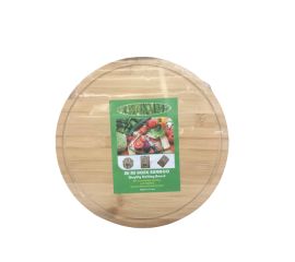Round vegetable cutting board bamboo 32*32 MG-1272