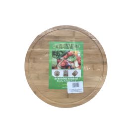 Round vegetable cutting board, bamboo 30*30 MG-1271