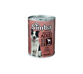 Wet food for adult dogs lamb MONGE SIMBA 415g
