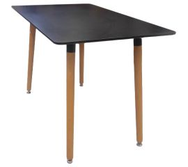 Kitchen table 824 120x70 cm black