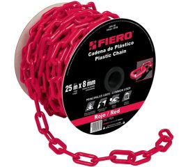 Plastic chain Fiero CAPL-8R Red