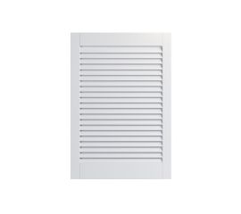 Wooden louvered doors Pine Woodtechnic 395x294 white