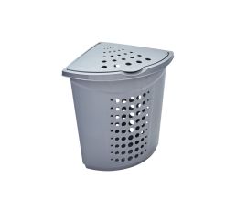 Basket of linen Aleana 45l gray