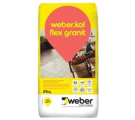 წებო ფილის Weber Kol Flex Granit 25 კგ თეთრი