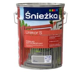 გრუნტი ანტიკოროზიული ლითონისთვის Sniezka Urekor S ნაცრისფერი 5 ლ